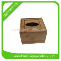 Bamboo square tissue box/fabric tissue box cover