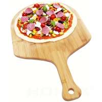 Premium Natural Bamboo Pizza Peel, wooden pizza peel