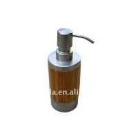 bamboo soap dispenser