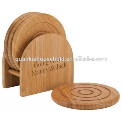 Bamboo Coaster Set