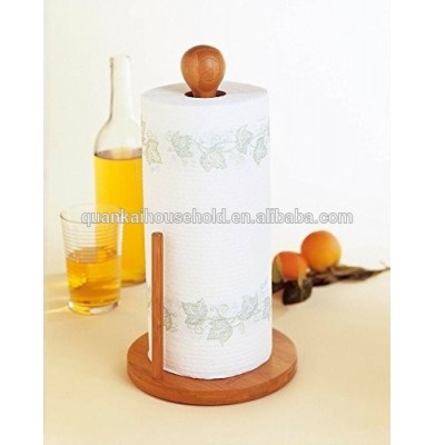 Natural Bamboo Collection Standing Paper Towel Holder